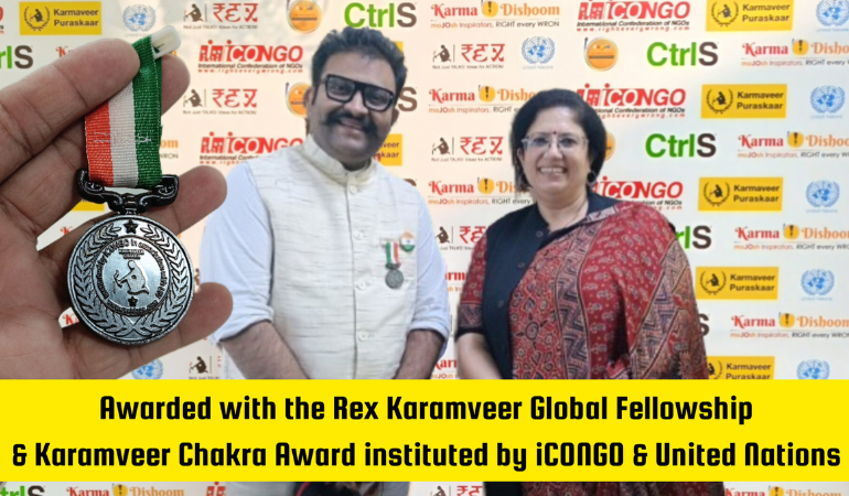 Global Recognition for Outstanding Contributions to Innovation and Entrepreneurship: Umesh Rathod Awarded Karmaveer Chakra Medal and REX Karmaveer Global Fellowship